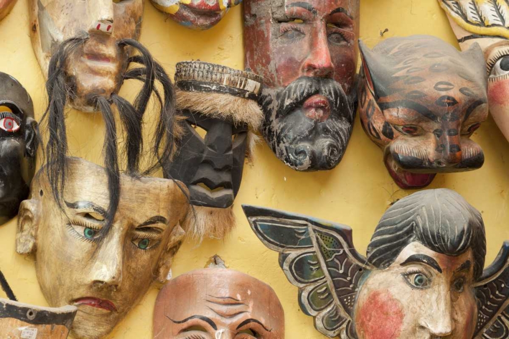 Mexico Masks on display in shop